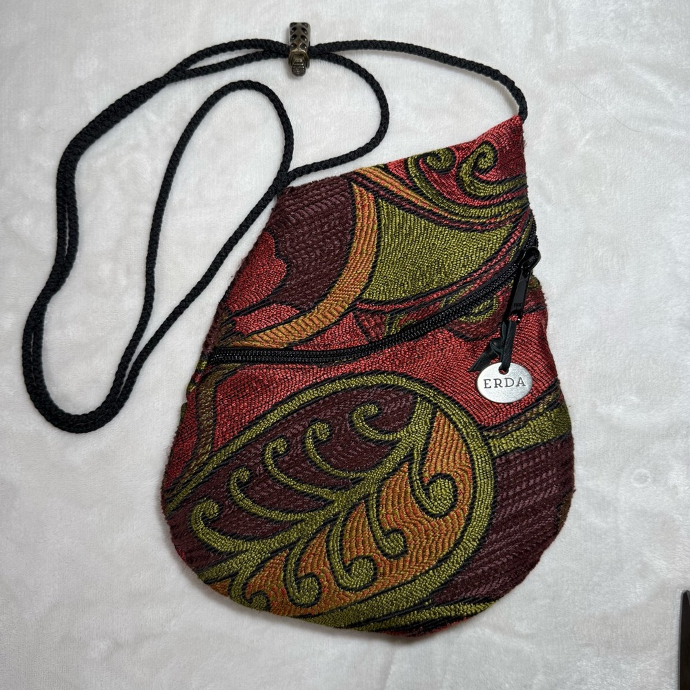 Erda Woven Tapestry Crossbody Bag Boho Southwestern Purse
